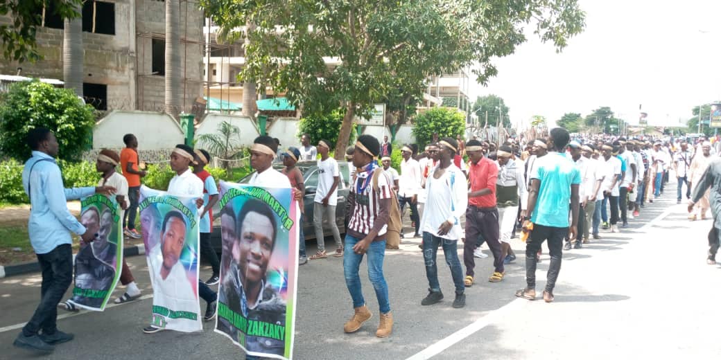  free zakzaky protest in abuja on Mon 15th july 2019